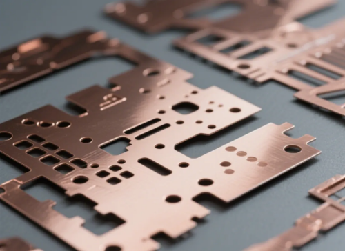 Kobberfolie laserbehandling med laserkontrolsystem